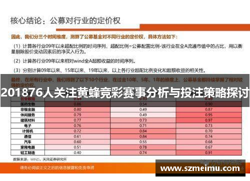 201876人关注黄蜂竞彩赛事分析与投注策略探讨