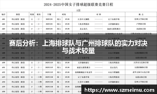 赛后分析：上海排球队与广州排球队的实力对决与战术较量